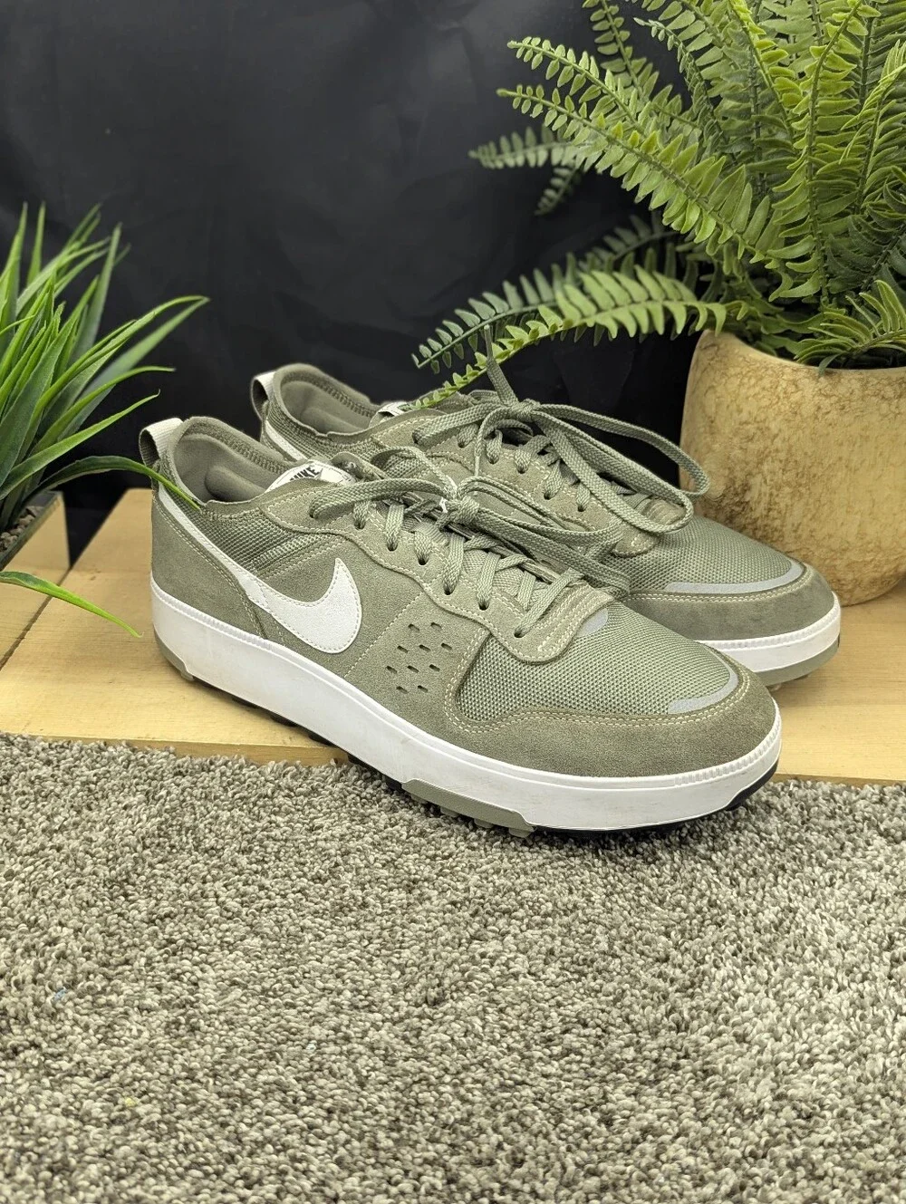 Nike C1TY Light Army Mens Size 13 Rugged Sole Casual Walking Shoes FZ3863-301